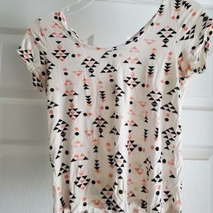 Geometric pattern Crop Top - bundle and save!